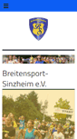 Mobile Screenshot of breitensport-sinzheim.de